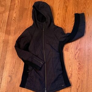 Prana Women's Black Quilted Activity Jacket size ML